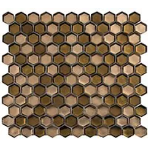 Warm Camouflage - glass tile